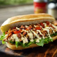 Chopped Chicken Bacon Ranch Sub