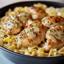 One-Pan Chicken with Buttered Noodles