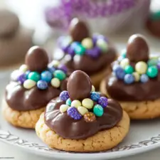Easter Chocolate Blossom Cookies