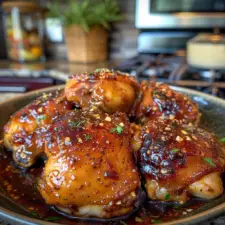 Slow Cooker Brown Sugar Garlic Chicken