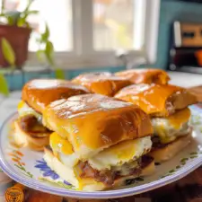Sausage Egg Breakfast Sliders