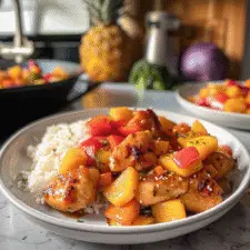 Hawaiian Chicken Sheet Pan
