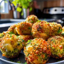 Baked Broccoli Cheese Balls