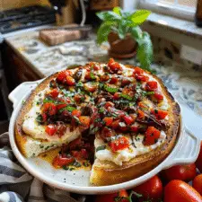 Goat Cheese Bruschetta Dip