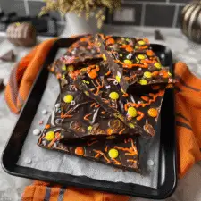 Spooky Halloween Chocolate Bark