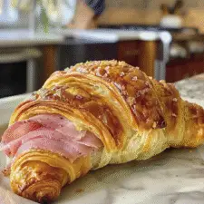Irresistible Hot Ham and Swiss Croissants