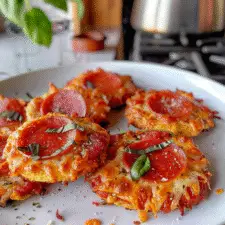 Keto Pepperoni Cheese Bites