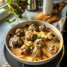 Swedish Meatball Soup