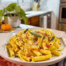 Brown Butter and Sage Pumpkin Pasta